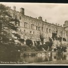 UK RPPC Warwick Castle Riverfront Vintage Postcard