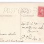 Birthday Poppies Arts & Crafts Poem Postcard 1918