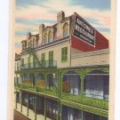 Antoines Restaurant New Orleans LA Linen Postcard