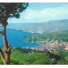 Italy Rapallo Panorama View Tigullio Gulf Postcard 4X6