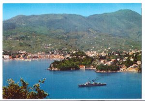 Italy Rapallo Panorama View Harbor Tigullio Bay 4X6