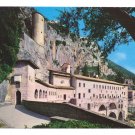 Italy Rome Subiaco Sacro Speco Abbey Monastery St Benedicts Postcard