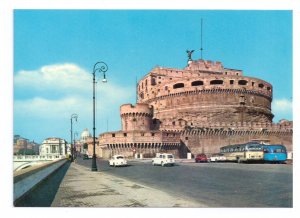 Italy Rome Castle St Angelo Castel Postcard