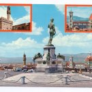 Italy Firenze Florence Multiview 4X6 Postcard