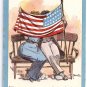 Patriotic Postcard Bunnell Decoration Day Lounsbury 1908 Couple Kissing Story of the Flag