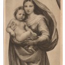Painting Raphael Sistine Madonna Child Raffael Dresden Museum