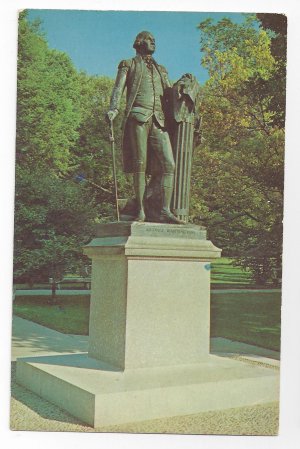 Valley Forge PA George Washington Statue Vintage Postcard