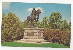 Valley Forge PA Anthony Wayne Statue Vintage Postcard
