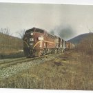 Train Lehigh Valley 562 Railroad RR Vintage Postcard