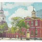 Philadelphia PA Congress Hall Senate Chamber Independence Mall (2) Postcards