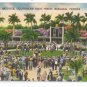 Gulfstream Race Track Paddock Hallandale FL Linen 1949