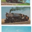 Strasburg Railroad Postcards Lot of 3 PA RR Trains Depot No. 90