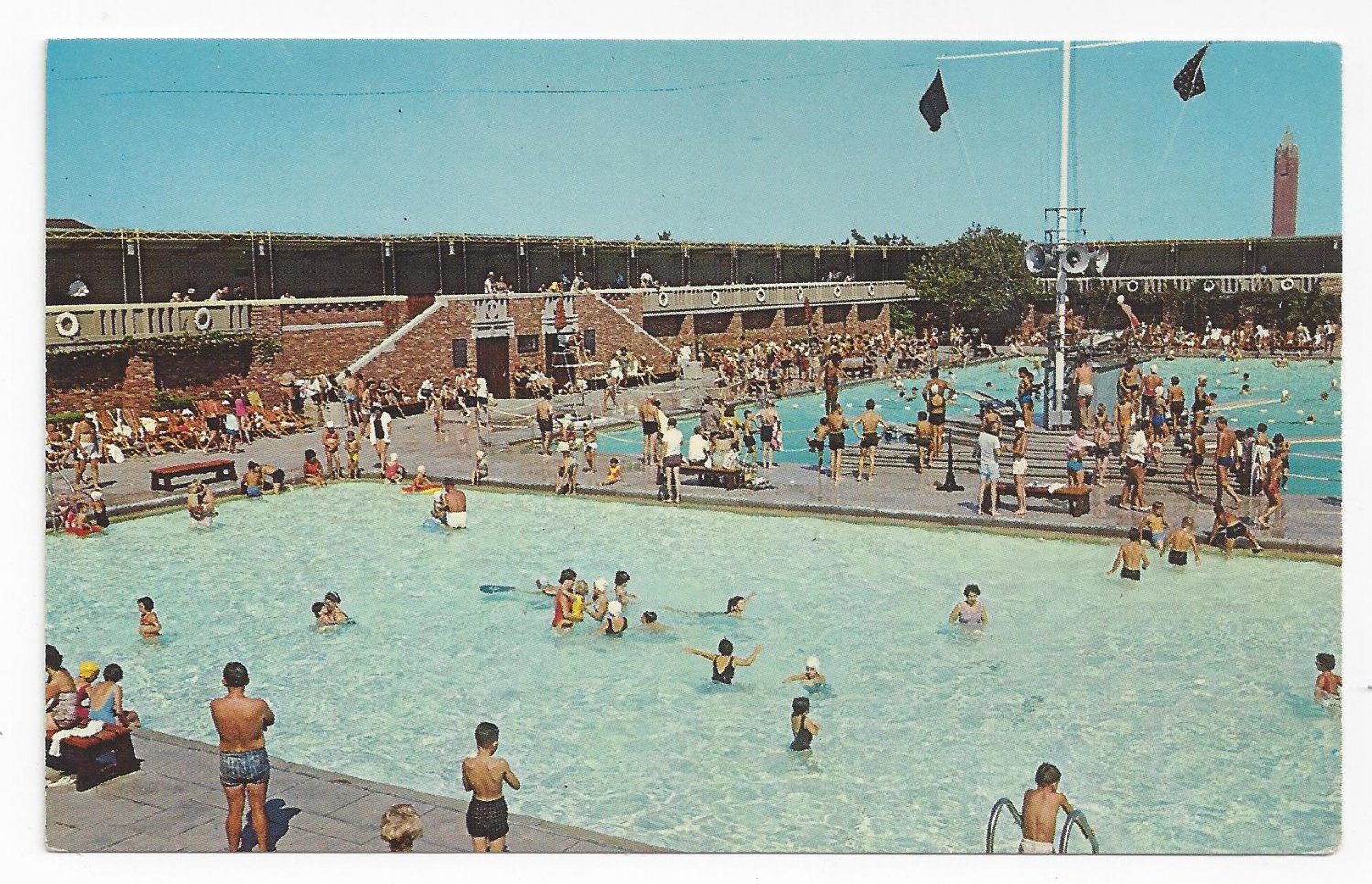 Jones Beach Long Island NY State Park Salt Water Wading Pool West Bathhouse