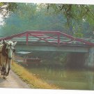 New Hope Bucks County PA Mule Drawn Barge Delaware Canal 1962 Postcard