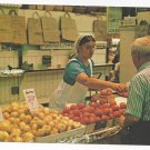 Amish Pennsylvania Dutch Farmer's Market Produce Vintage Postcard