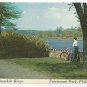 Philadelphia PA East River Drive Cherry Blossoms Fairmount Park 1976 Postcard