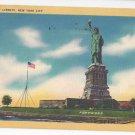 New York Statue of Liberty Vintage Linen Postcard New York Statue of Liberty Vintage Linen Postcard