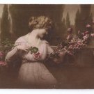 Glamour Postcard Beautiful Woman French Tinted Pretty Lady Le Deley Real Photo Glamour Postcard Beautiful Woman French Tinted Pretty Lady Le Deley Real Photo