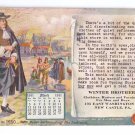 New Castle PA Calendar Advertising Postcard Winter Brothers Clothing Store 1910 New Castle PA Calendar Advertising Postcard Winter Brothers Clothing Store 1910