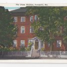 Annapolis MD Chase Mansion Vintage Postcard
