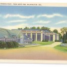 Wilmington DE Dupont Conservatory West End Tichnor Linen Postcard