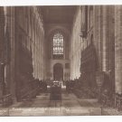 UK Peterborough Cathedral Interior RPPC St Peters Cambridgeshire Real Photo Postcard UK Peterborough Cathedral Interior RPPC St Peters Cambridgeshire Real Photo Postcard