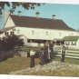 Pennsylvania Dutch Amish Children in front of Barn Vintage 1969 Postcard