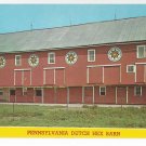 Amish Pennsylvania Dutch Hex Barn Vintage Postcard Lancaster County PA