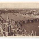 UK London From Victoria Tower ca 1920 Vintage Photochrom Postcard UK London From Victoria Tower ca 1920 Vintage Photochrom Postcard