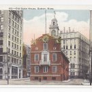 Boston MA Old State House Vintage 1922 Postcard Boston MA Old State House Vintage 1922 Postcard