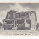 Ayer MA Residence Maj General Hodges Camp Devens Vintage 1917 Postcard