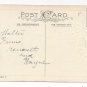 Christmas Postcard Embossed Bell Holly Gilded Vintage ca 1913