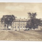 RPPC Middlebury VT College Womens Dormitory West Forest Hall 1938 Real Photo Postcard