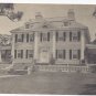 Cambridge MA Longfellow House Vintage H.J. Burrowes Postcard