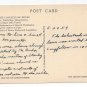 Cambridge MA Longfellow House Vintage H.J. Burrowes Postcard