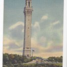 MA Provincetown Pilgrim Memorial Monument Vintage 1946 Linen Postcard