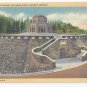 OR Vista House Columbia River Highway Vintage Linen Postcard