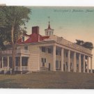 VA Mount Vernon Washingtons Mansion Vintage 1907 Postcard