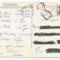 MA Cape Cod Falmouth Motor Boat Sunset Vintage Postcard 4X6