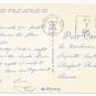 WY Teton Range over Jackson Lake Vintage 1968 Wyoming Postcard