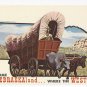 NE Welcome to Nebraska Covered Wagon Vintage 1967 Postcard