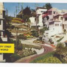 CA San Francisco Lombard St Crookedest Street Vintage 1962 Postcard CA San Francisco Lombard St Crookedest Street Vintage 1962 Postcard