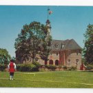 VA Williamsburg Colonial Capitol Vintage Postcard