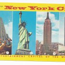 NY Greetings New York City Multiview Vintage Nesters Postcard NY Greetings New York City Multiview Vintage Nesters Postcard
