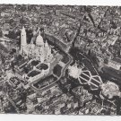 RP Paris France Aerial View Sacre Coeur Cathedral Vintage Postcard 4X6 RP Paris France Aerial View Sacre Coeur Cathedral Vintage Postcard 4X6