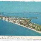 FL Longboat Key Aerial View Vintage 1979 Postcard 4X6