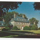 VA Williamsburg Carters Grove Plantation Vintage Postcard