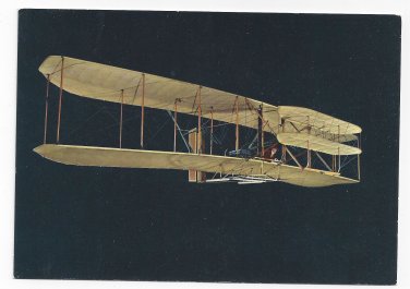 Airplane Wright Brothers First Kitty Hawk Smithsonian Museum Vtg Postcard 4 X 6