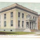 NJ Trenton Free Public Library Vintage UDB 1910 Postcard