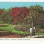 FL Cypress Gardens Flowers Bridge Vintage Postcard Florida